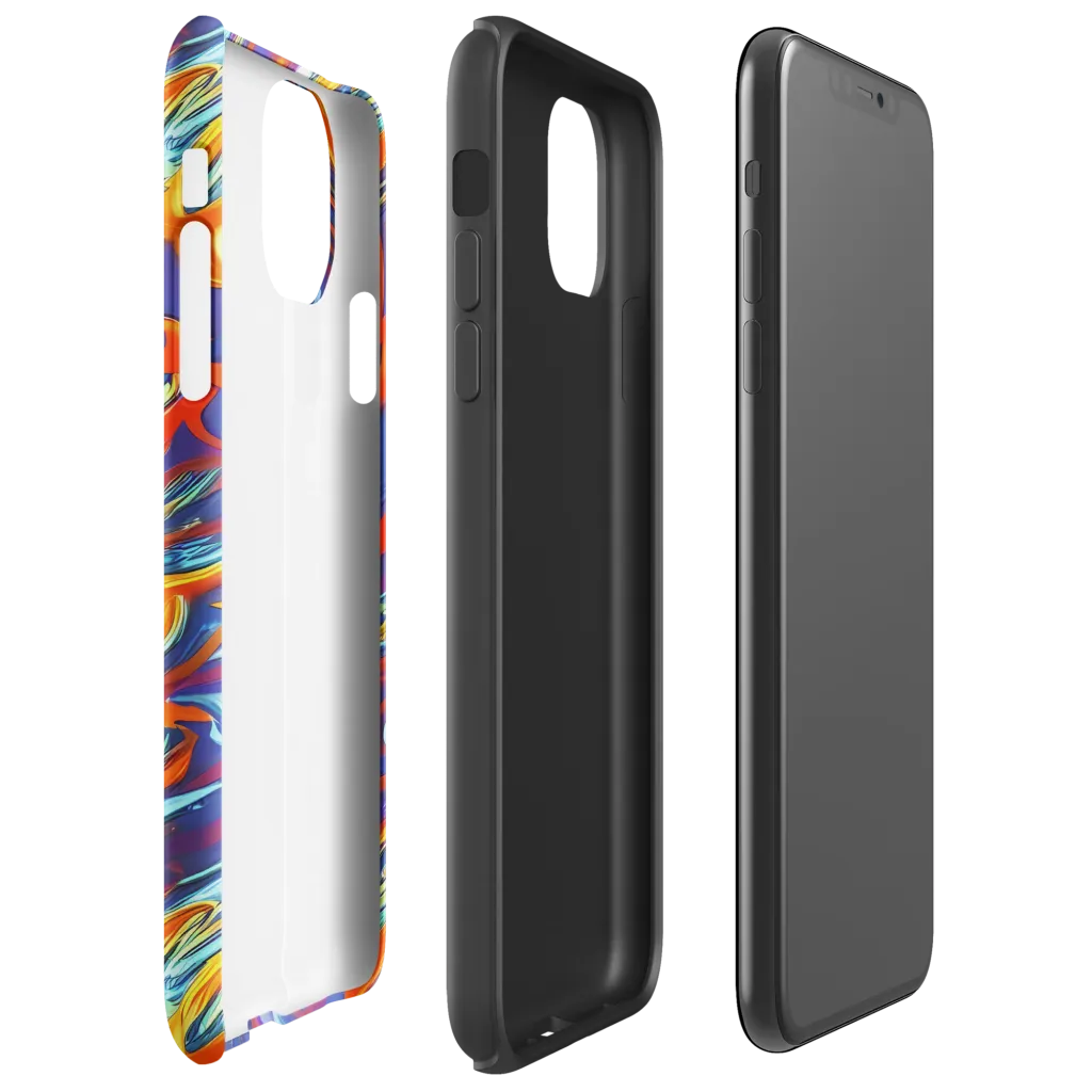Galactic Ember on Tough Case for iPhone® — Right