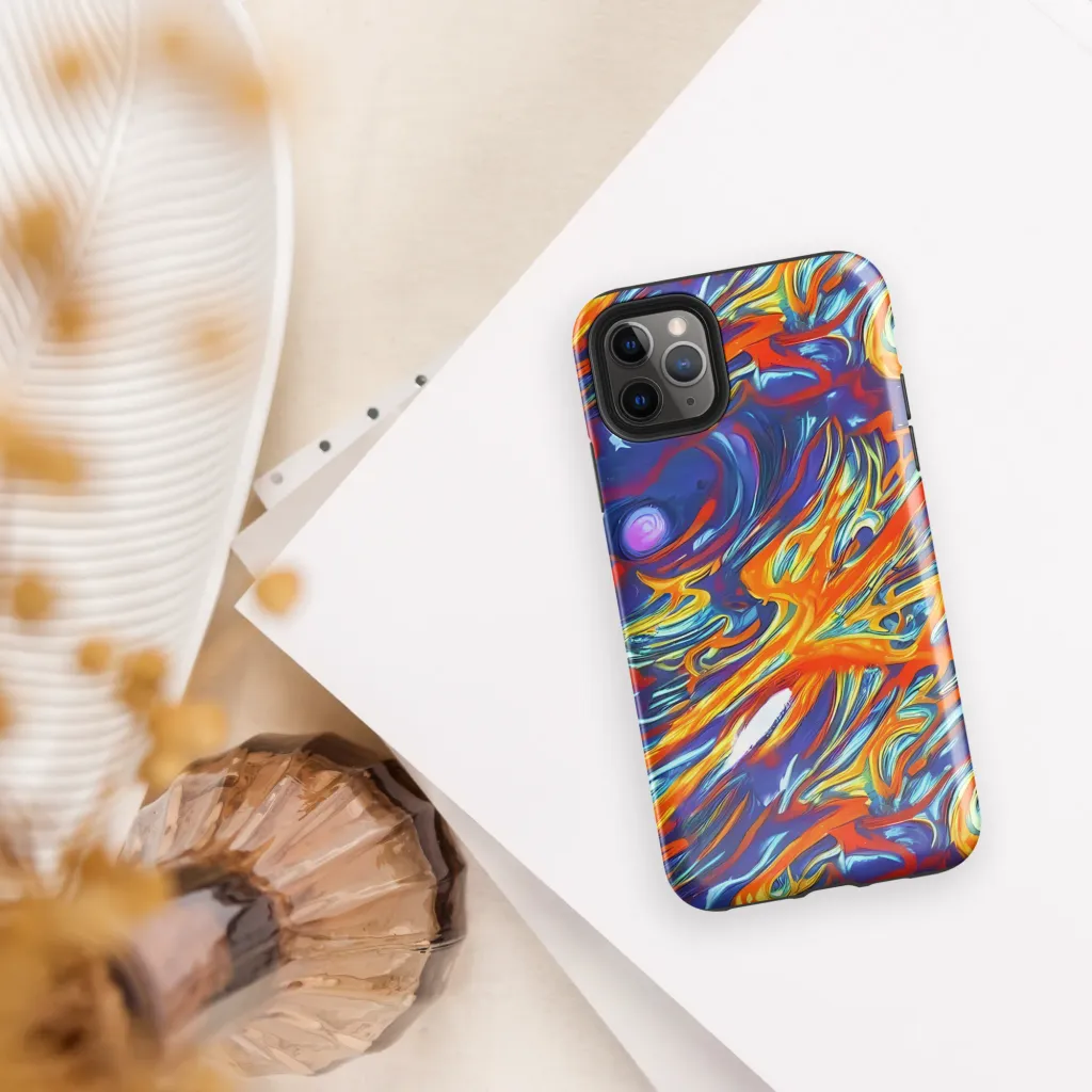 Galactic Ember on Tough Case for iPhone® — Front