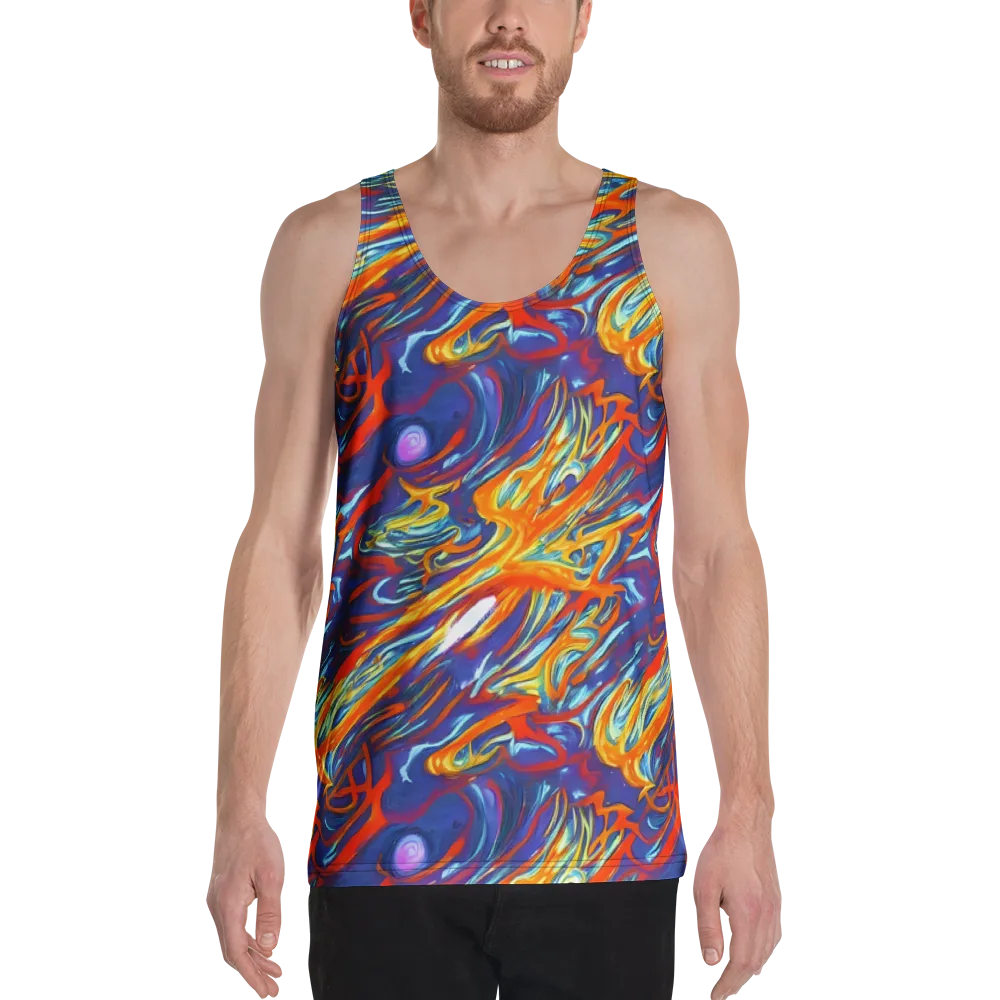 Galactic Ember on Men's Tank Top — Front