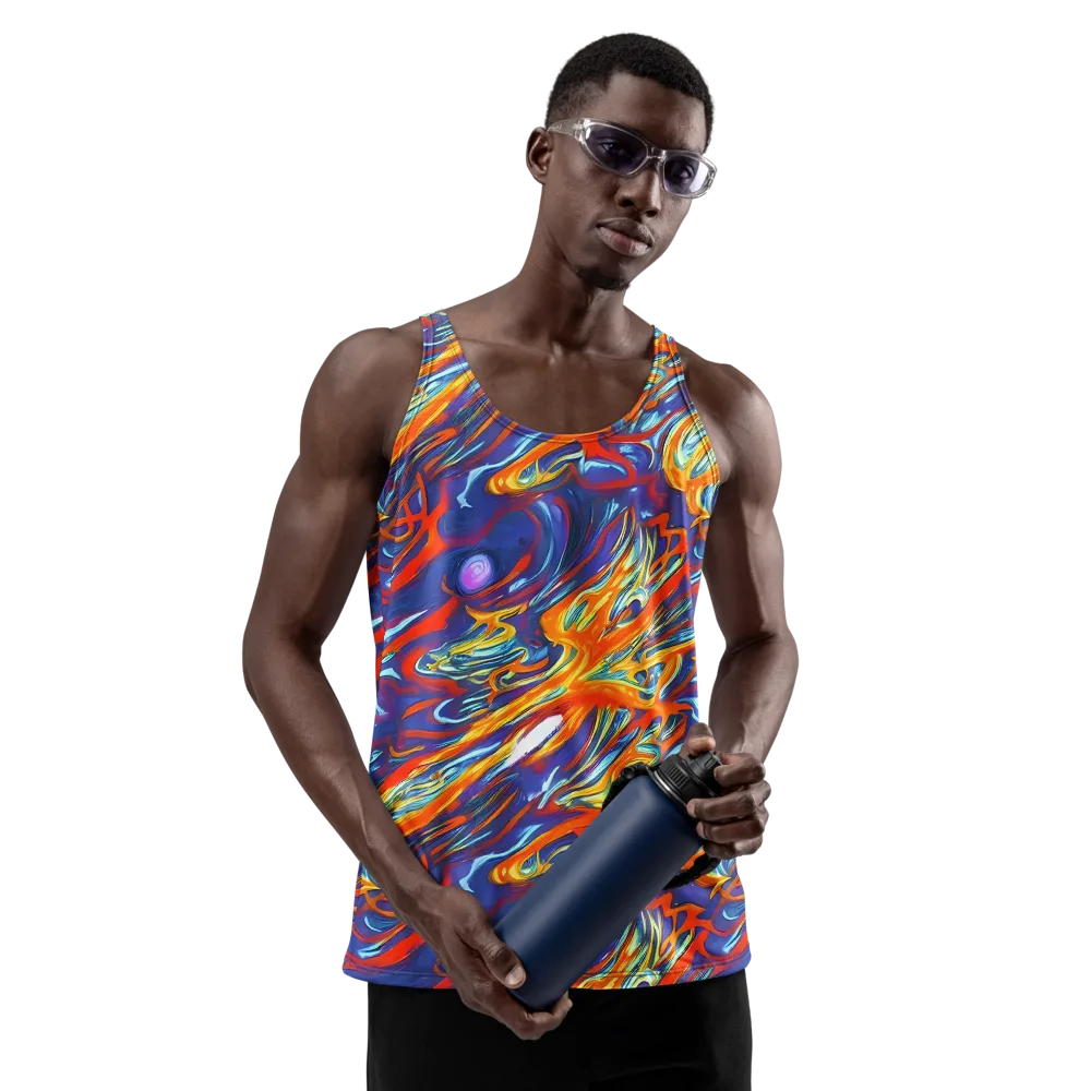Galactic Ember on Men's Tank Top — Front