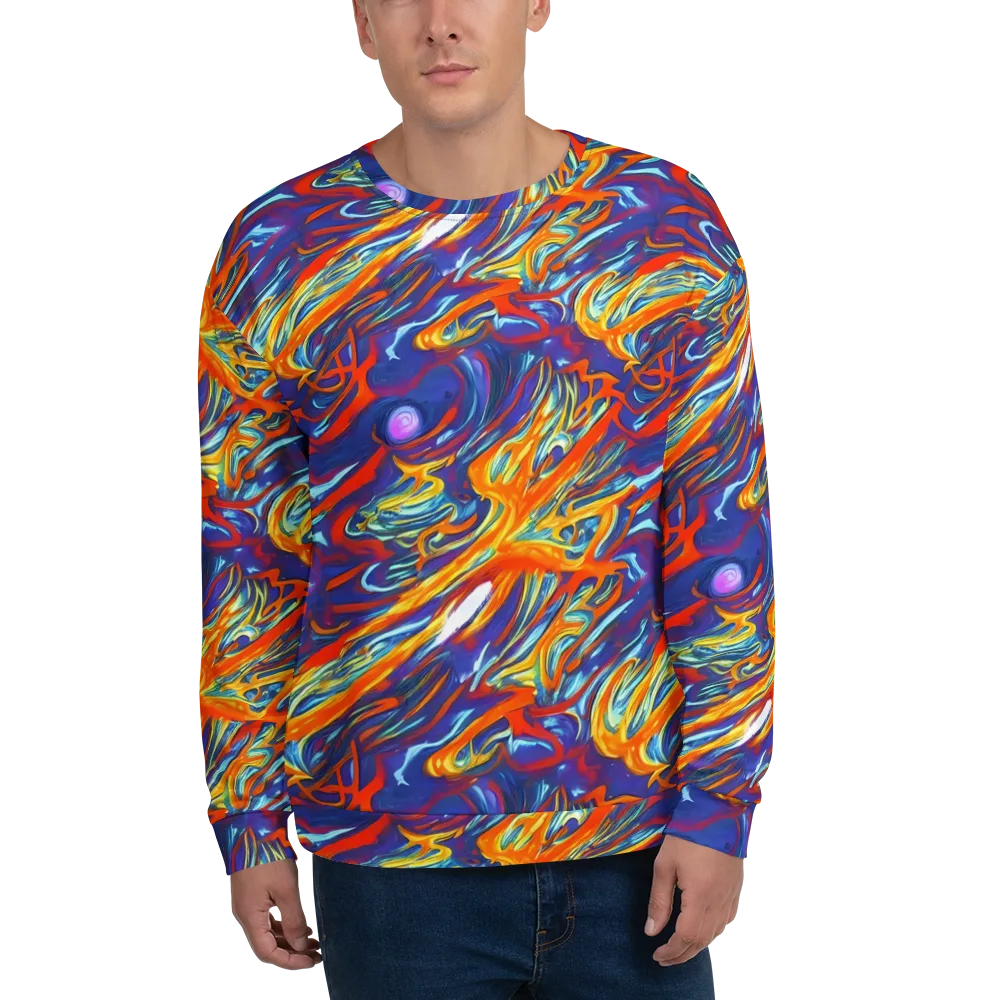 Galactic Ember on Sweatshirt — Front