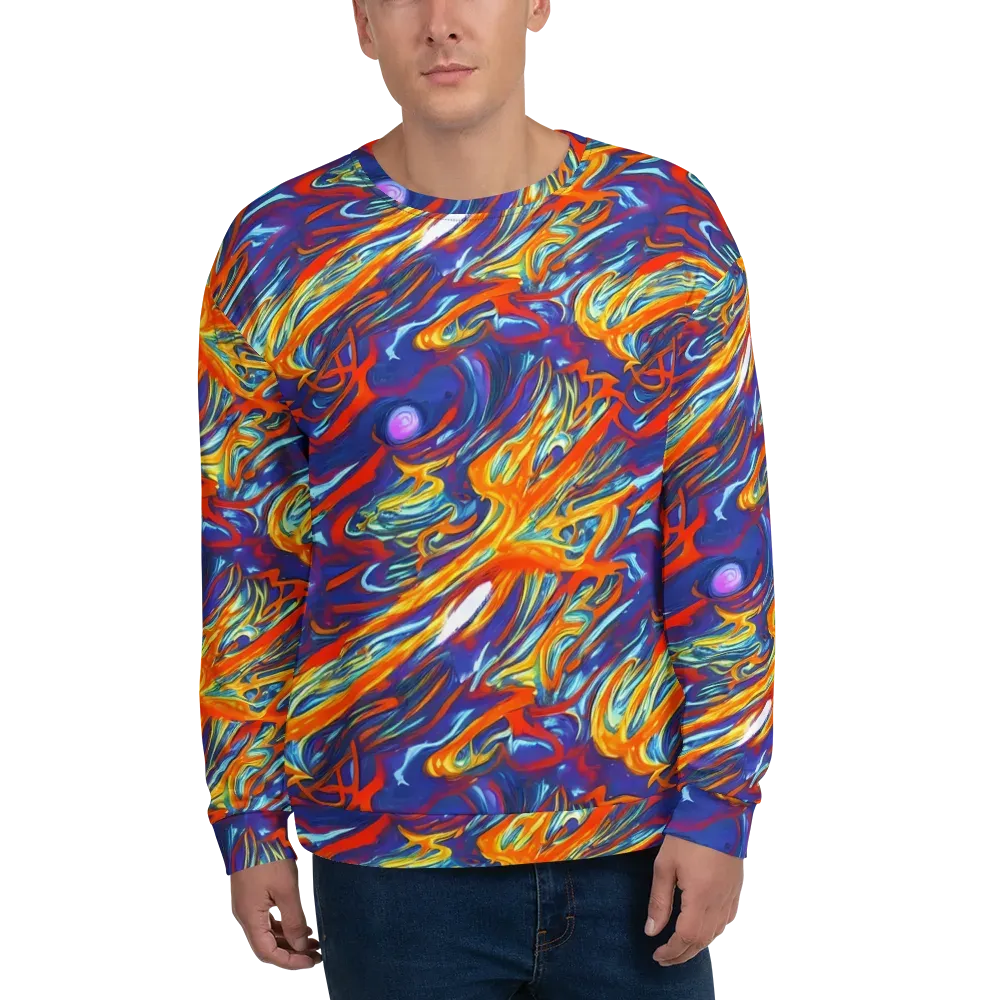 Galactic Ember on Sweatshirt — Front