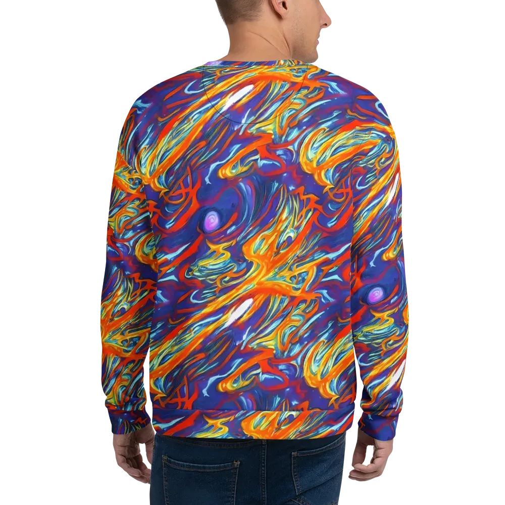 Galactic Ember on Sweatshirt — Back