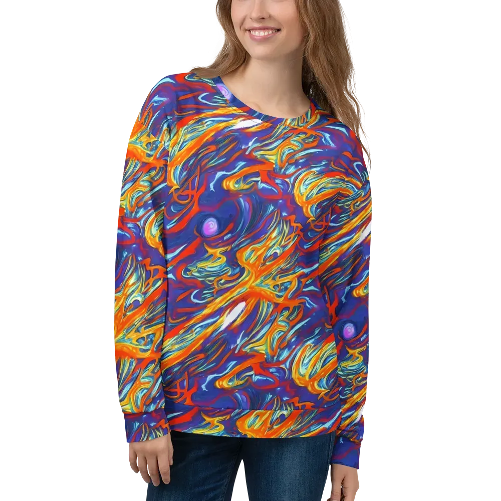 Galactic Ember on Sweatshirt — Front