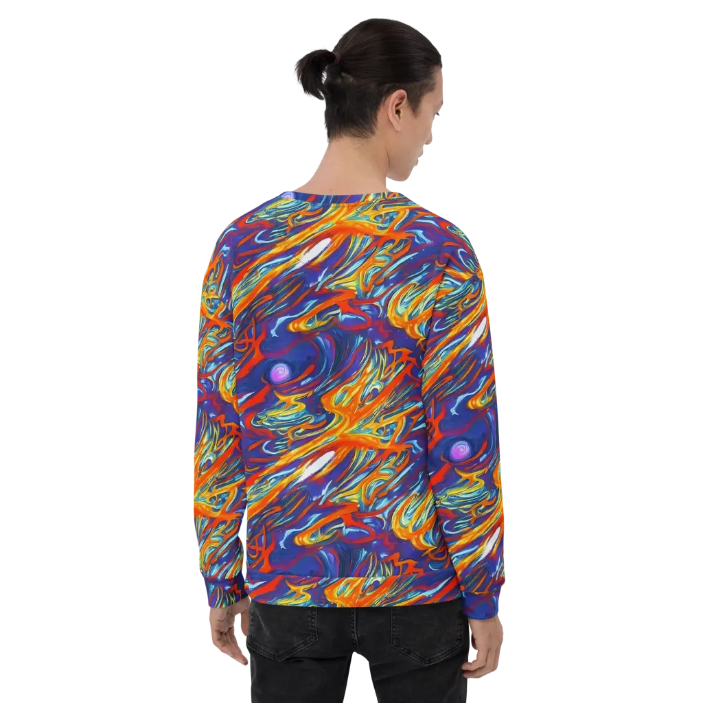 Galactic Ember on Sweatshirt — Back