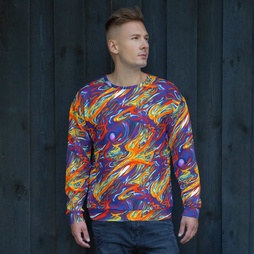 Galactic Ember on Sweatshirt — Front