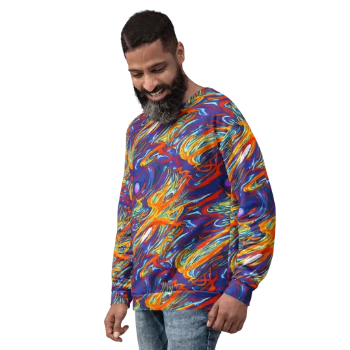 Galactic Ember on a Sweatshirt