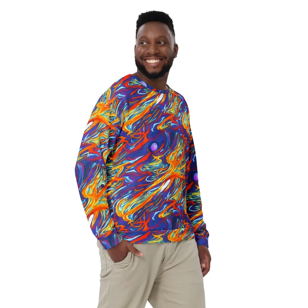 Galactic Ember on Sweatshirt — Front