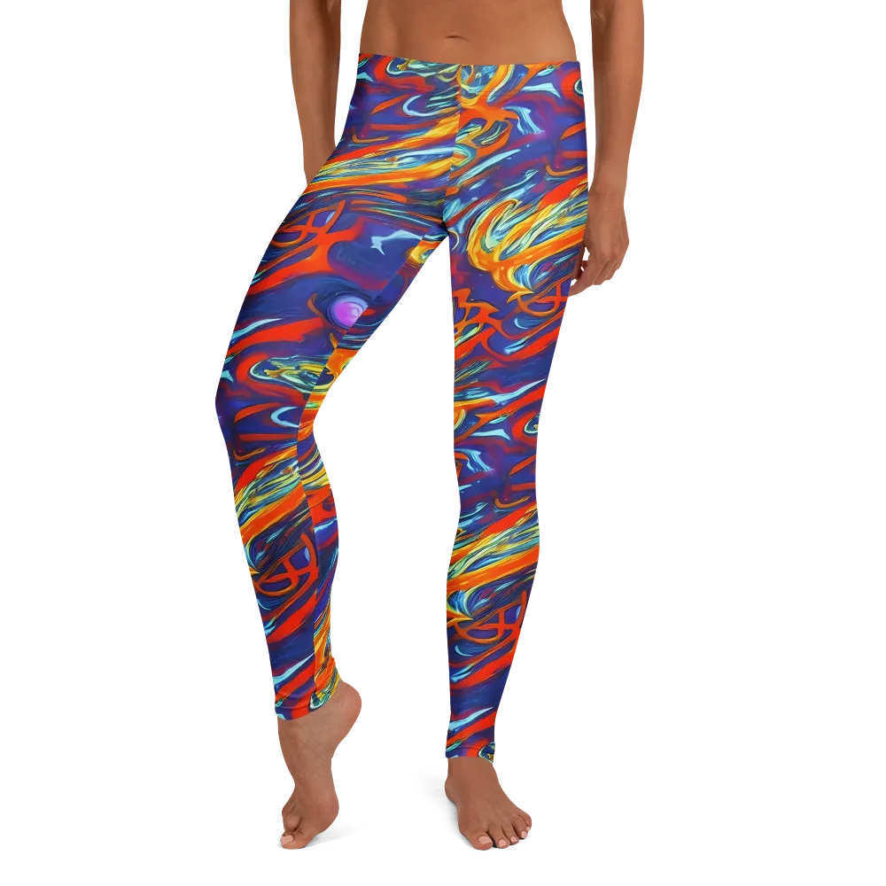 Galactic Ember on Leggings — Front
