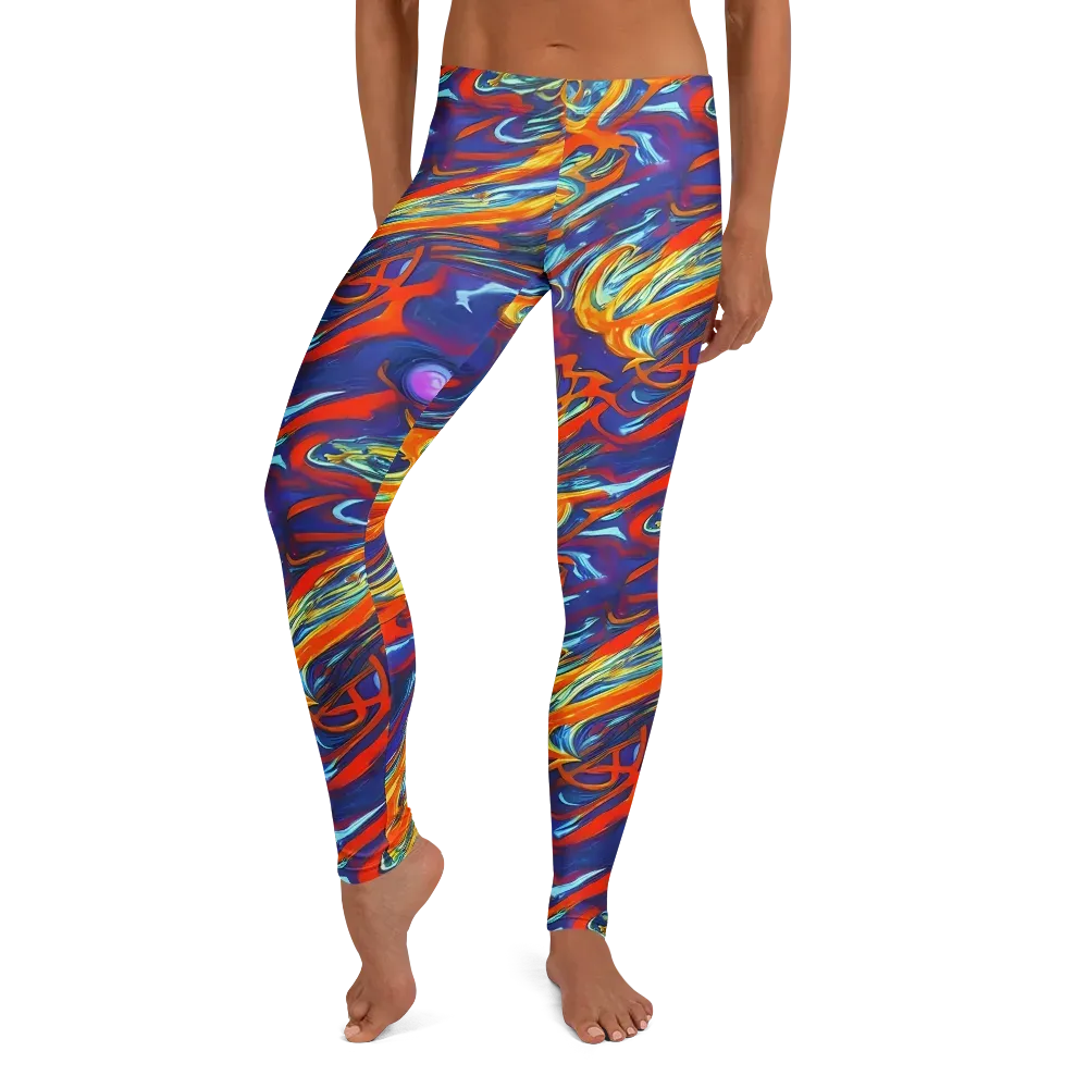 Galactic Ember on Leggings — Front