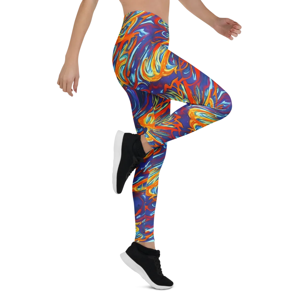 Galactic Ember on Leggings — Right