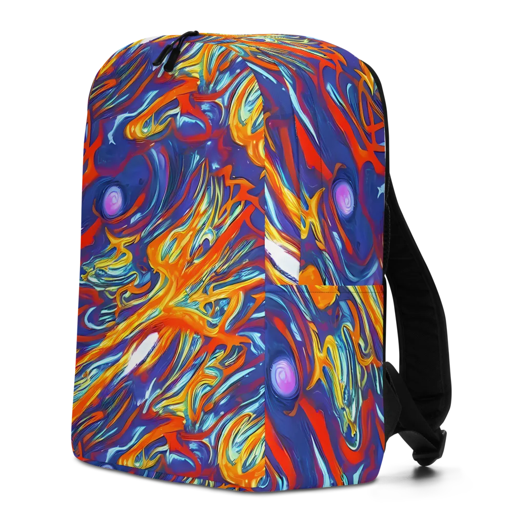 Galactic Ember on Minimalist Backpack — Left