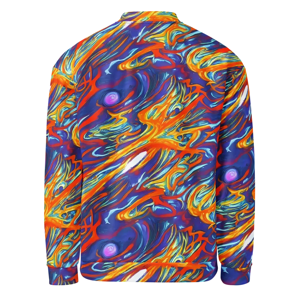 Galactic Ember on Bomber Jacket — Back