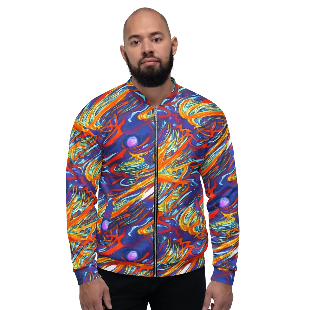 Galactic Ember on Bomber Jacket — Front
