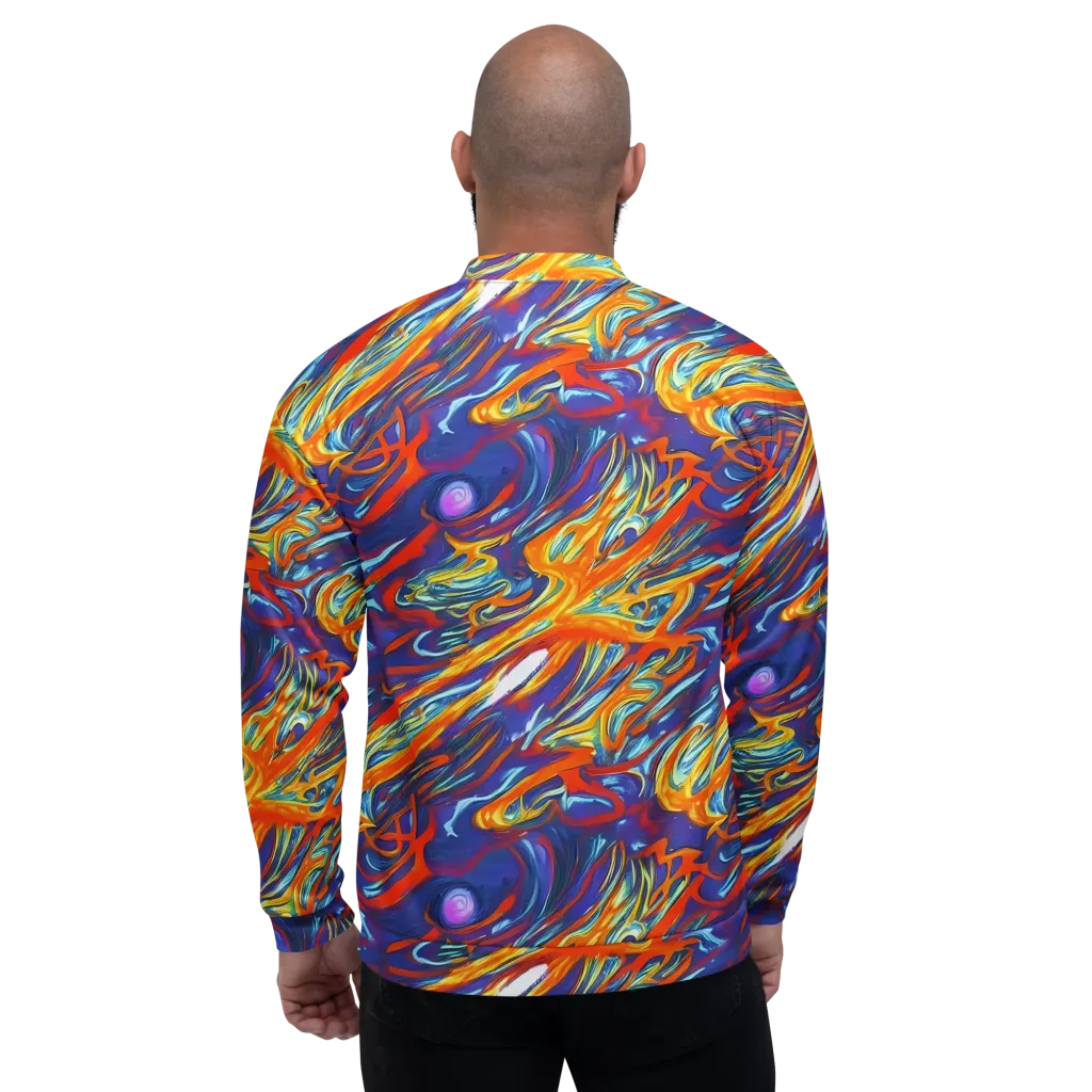 Galactic Ember on Bomber Jacket — Back