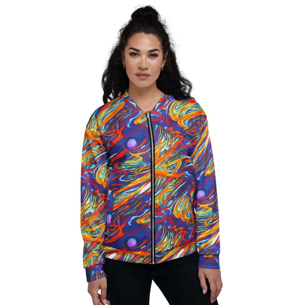 Galactic Ember on Bomber Jacket — Front