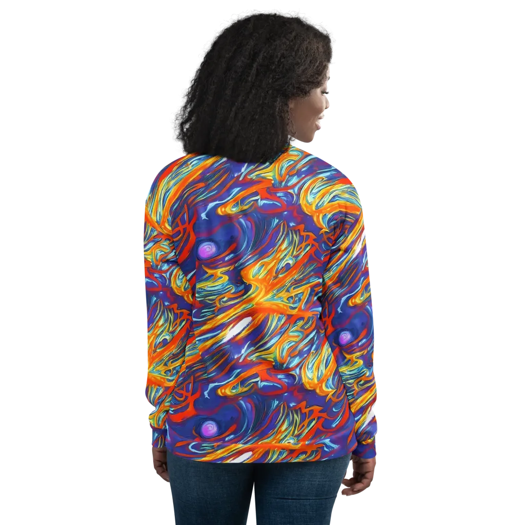 Galactic Ember on Bomber Jacket — Back
