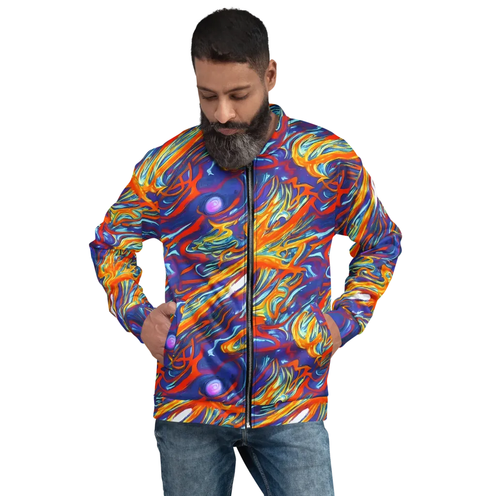 Galactic Ember on Bomber Jacket — Front