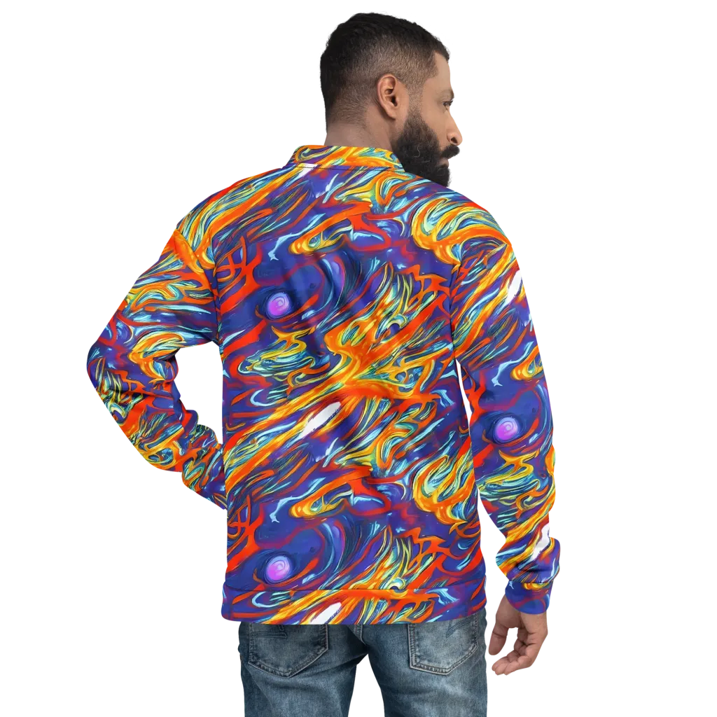 Galactic Ember on Bomber Jacket — Back