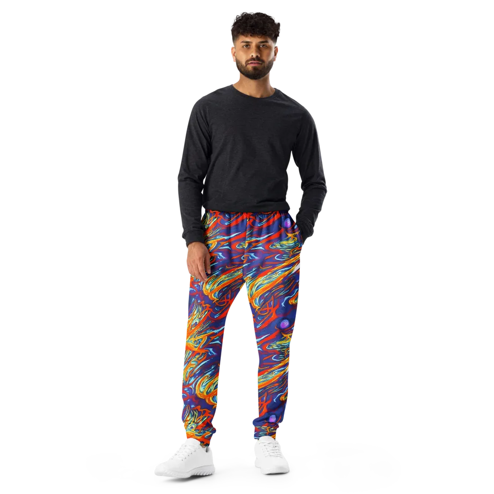 Galactic Ember on Men's Joggers — Front