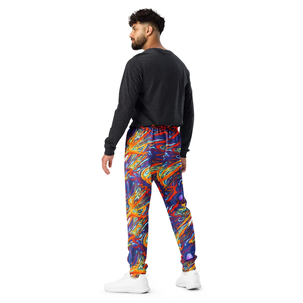 Galactic Ember on Men's Joggers — Back
