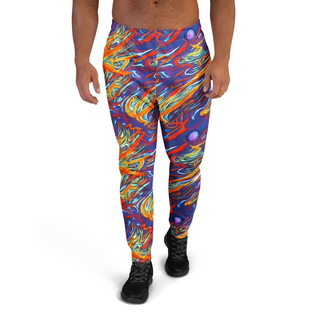 Galactic Ember on Men's Joggers — Front