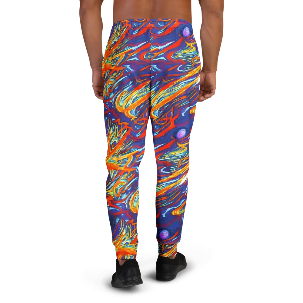 Galactic Ember on Men's Joggers — Back