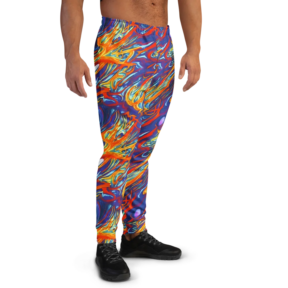 Galactic Ember on Men's Joggers — Right
