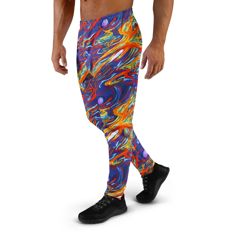 Galactic Ember on Men's Joggers — Left
