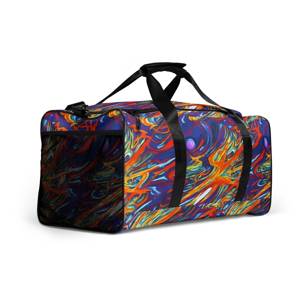 Galactic Ember on Duffle Bag — Right Front