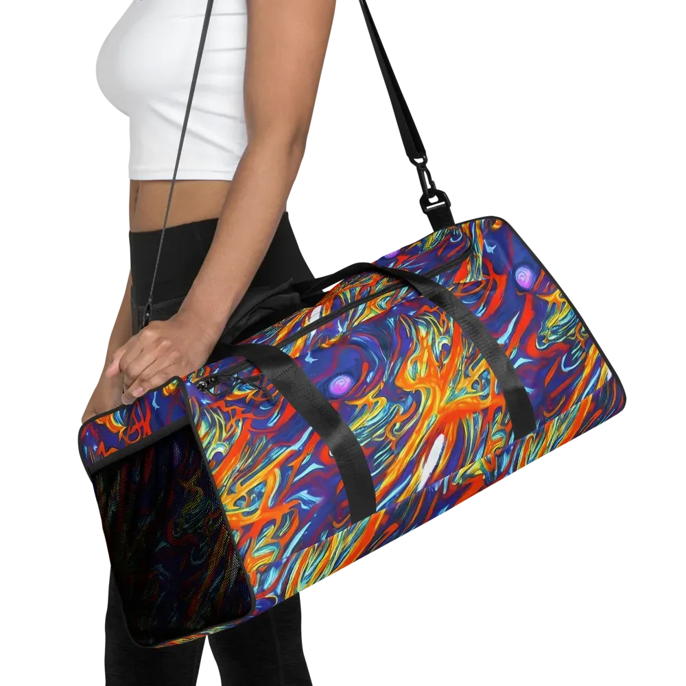 Galactic Ember on Duffle Bag — Front