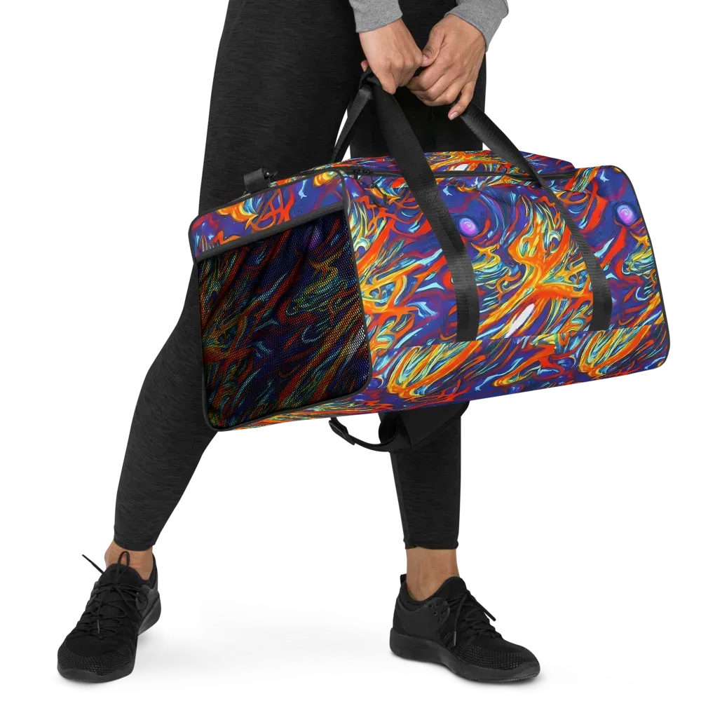 Galactic Ember on Duffle Bag — Right Front