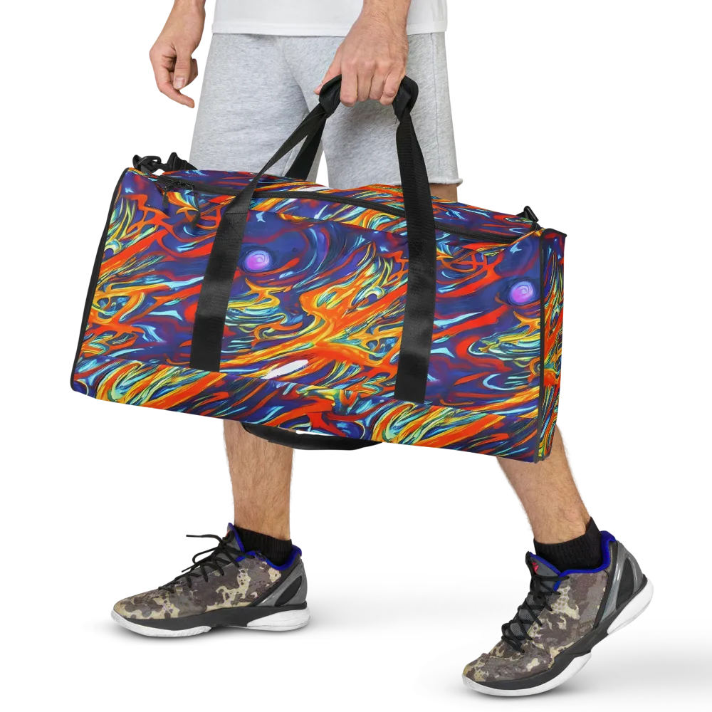 Galactic Ember on Duffle Bag — Front