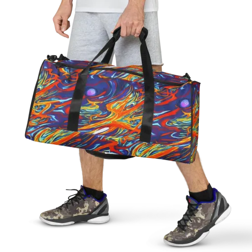 Galactic Ember on a Duffle Bag