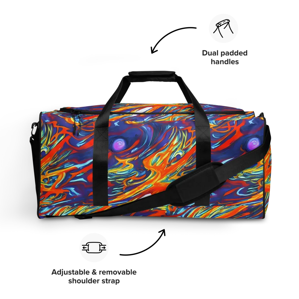 Galactic Ember on Duffle Bag — Front