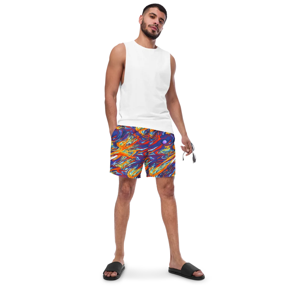 Galactic Ember on Swim Trunks — Front