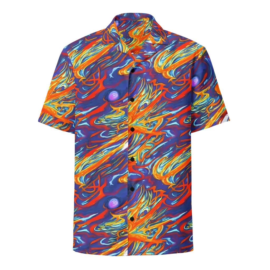 Galactic Ember on Button Shirt — Front