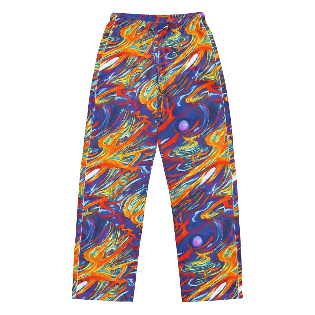 Galactic Ember on Women's Pajama Pants — Front