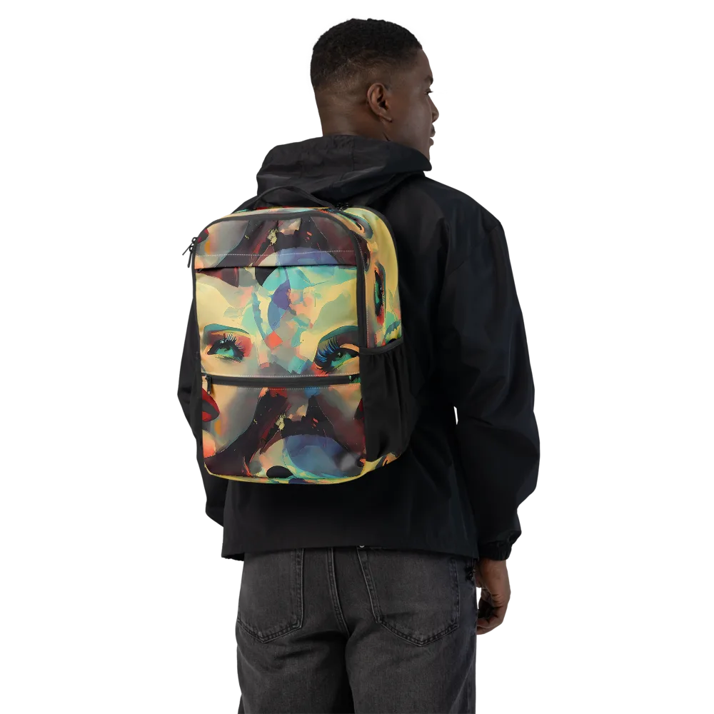 Astral Reflections on Utility Backpack — Back