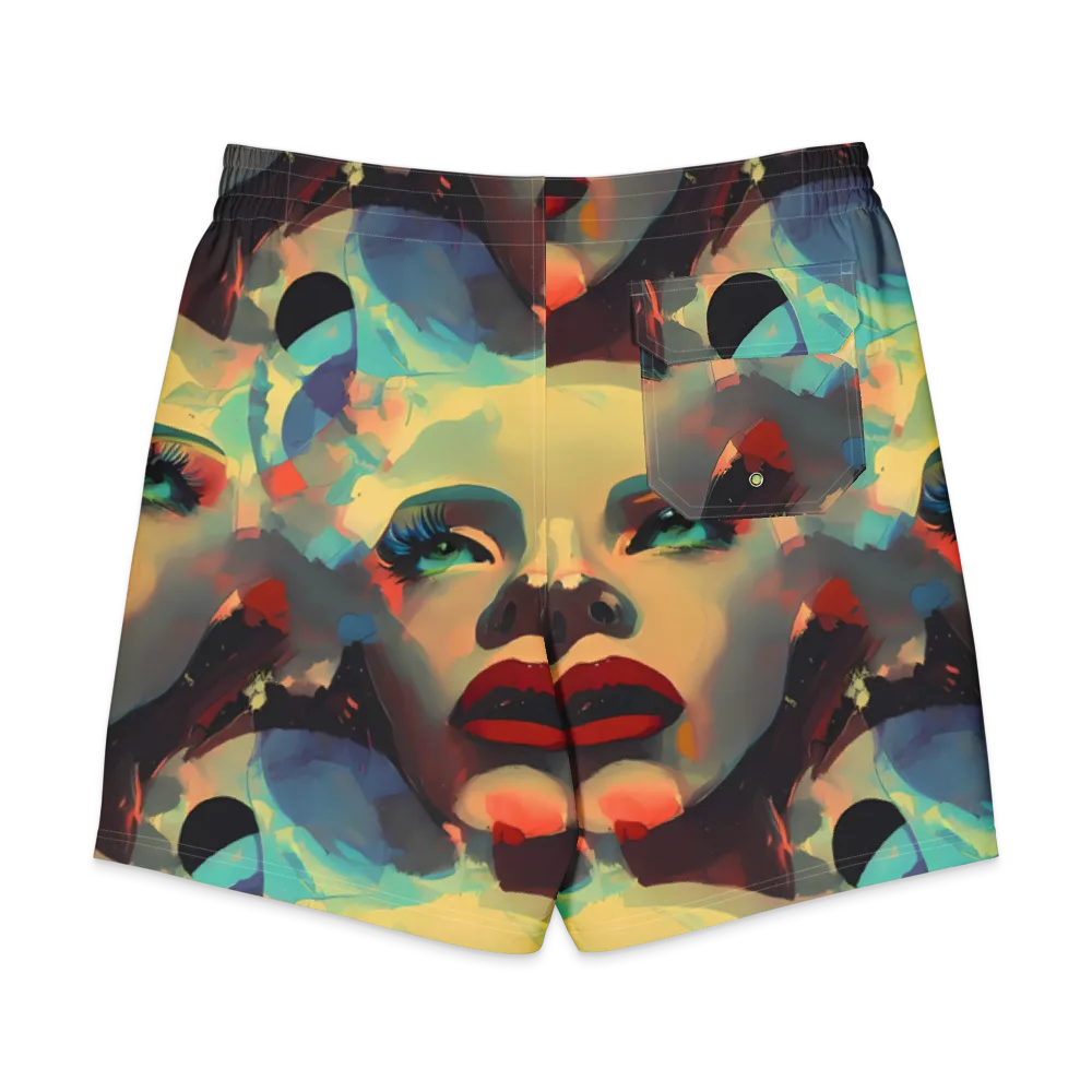 Astral Reflections on Men's Board Shorts — Back