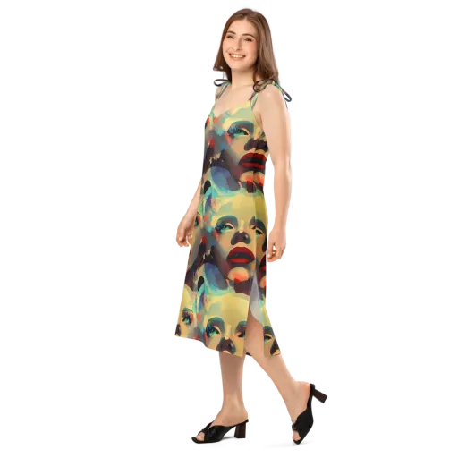 Astral Reflections on a Slip Dress