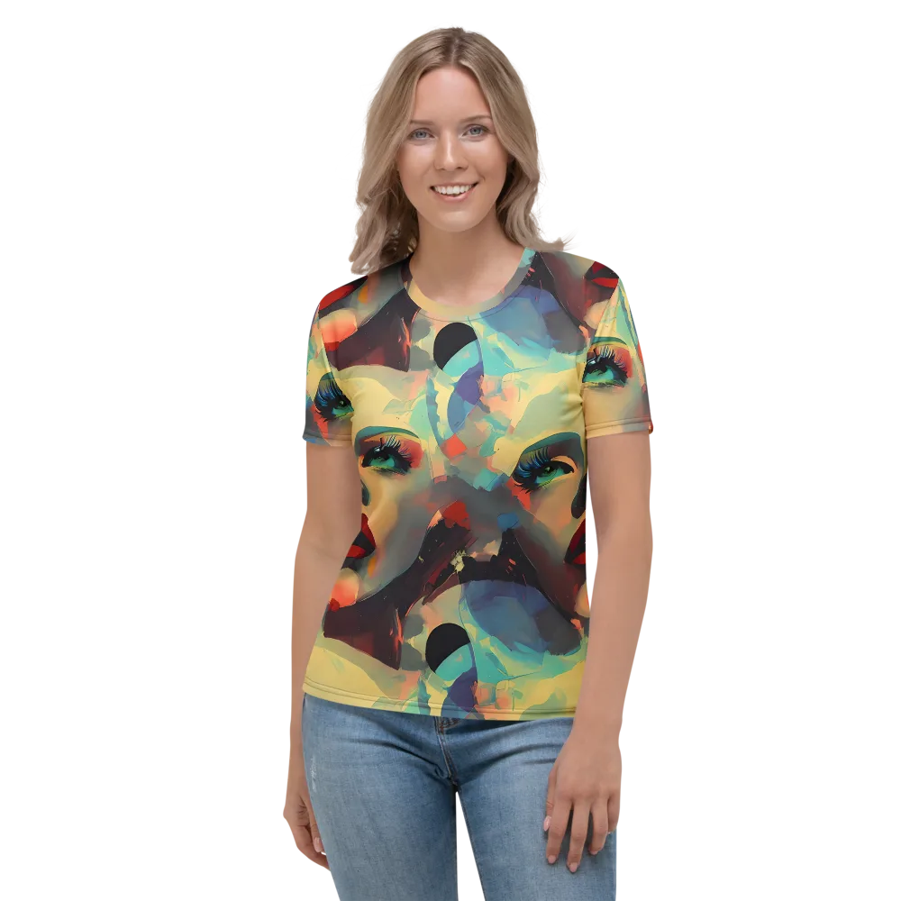 Astral Reflections on Women's Crew Neck T-Shirt — Front