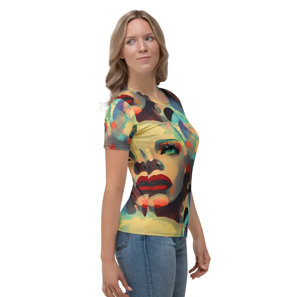 Astral Reflections on Women's Crew Neck T-Shirt — Right