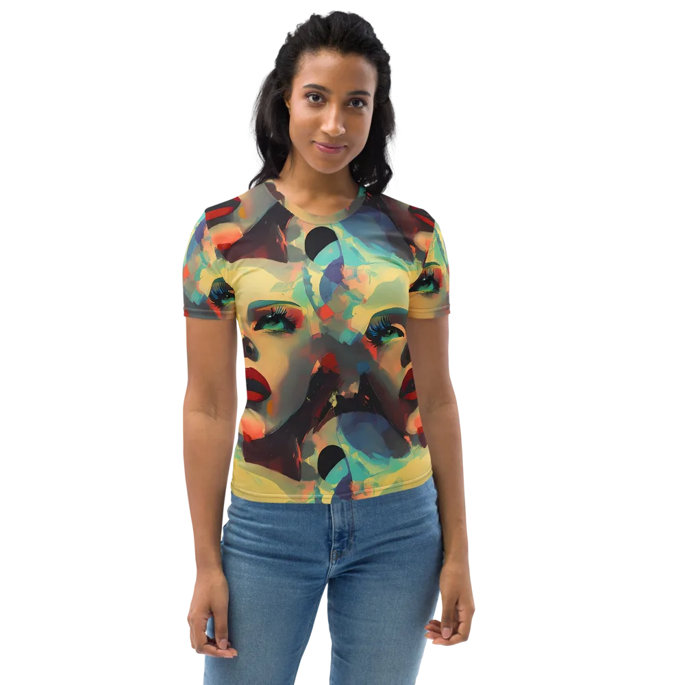 Astral Reflections on Women's Crew Neck T-Shirt — Front