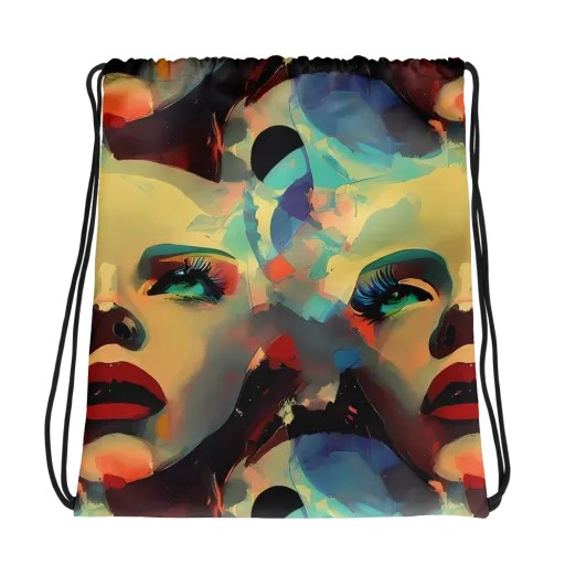 Astral Reflections on a Drawstring Bag