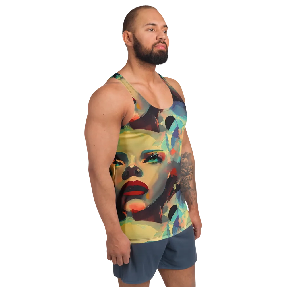 Astral Reflections on Men's Tank Top — Right Front