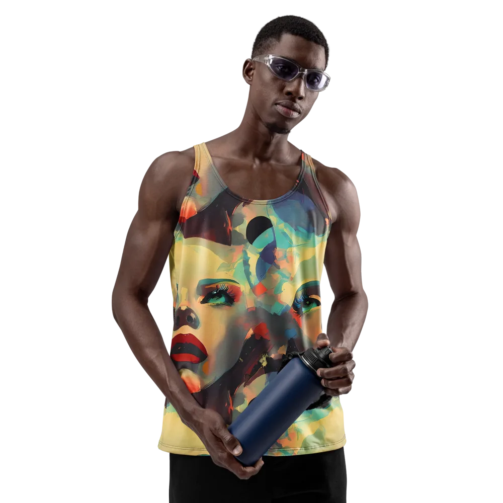 Astral Reflections on Men's Tank Top — Front