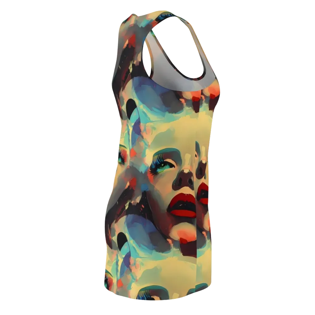 Astral Reflections on Racerback Dress — Back Side