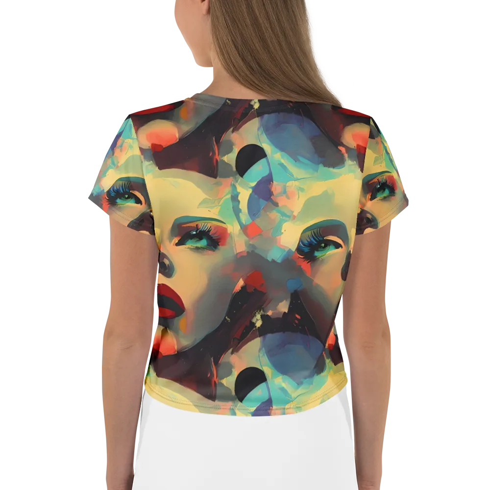 Astral Reflections on Crop Tee — Back