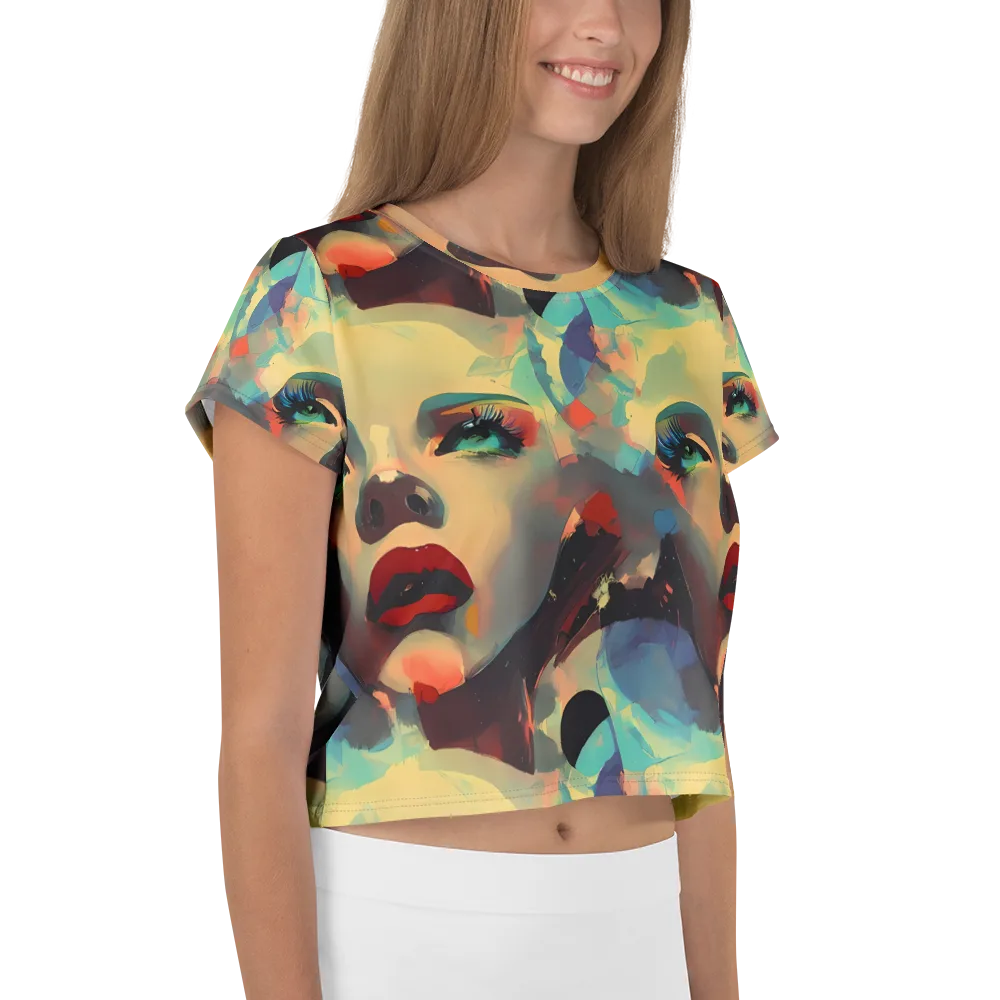 Astral Reflections on Crop Tee — Right